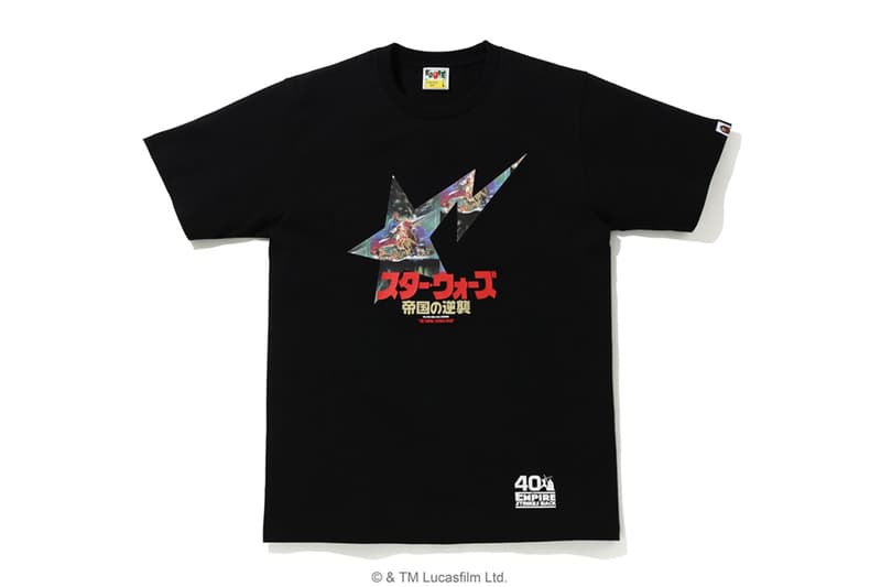 BAPE®️ から『スター・ウォーズ／エピソード5 帝国の逆襲』公開40周年を記念したカプセルコレクションが登場 A BATHING APE®️（ア・ベイシング・エイプ）