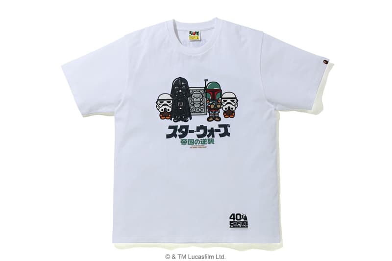 BAPE®️ から『スター・ウォーズ/エピソード5 帝国の逆襲』公開40周年を記念したカプセルコレクションが登場 A BATHING APE®️(ア・ベイシング・エイプ)