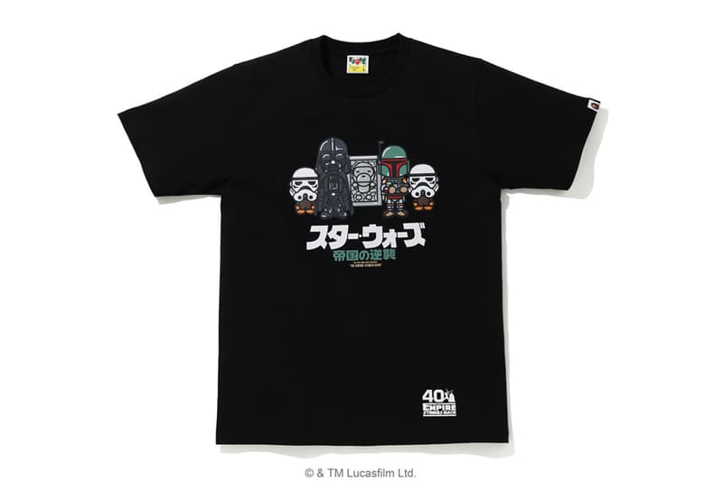 BAPE®️ から『スター・ウォーズ／エピソード5 帝国の逆襲』公開40周年を記念したカプセルコレクションが登場 A BATHING APE®️（ア・ベイシング・エイプ）