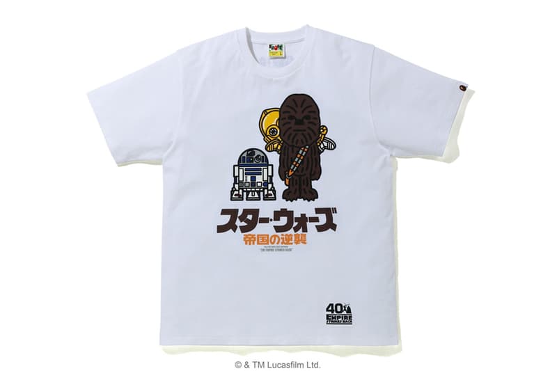 BAPE®️ から『スター・ウォーズ／エピソード5 帝国の逆襲』公開40周年を記念したカプセルコレクションが登場 A BATHING APE®️（ア・ベイシング・エイプ）