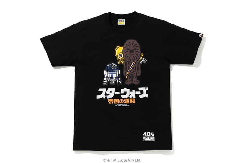 BAPE®️ から『スター・ウォーズ/エピソード5 帝国の逆襲』公開40周年を記念したカプセルコレクションが登場 A BATHING APE®️(ア・ベイシング・エイプ)