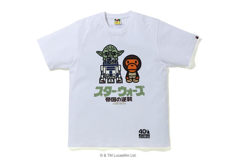 BAPE®️ から『スター・ウォーズ／エピソード5 帝国の逆襲』公開40周年を記念したカプセルコレクションが登場 A BATHING APE®️（ア・ベイシング・エイプ）