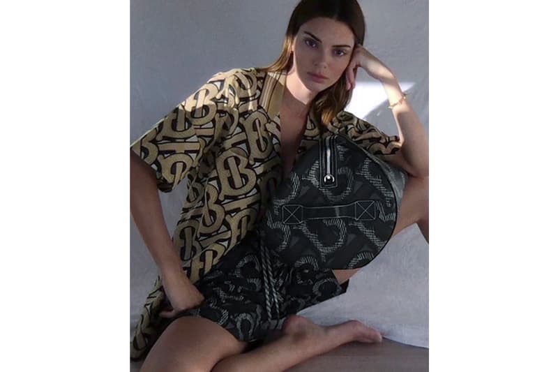 バーバリーが最新モノグラムコレクション “TB サマーモノグラム” ローンチ　Kendall Jenner　ケンダル・ジェンナー　Thomas Burberry トーマス・バーバリー　リカルド・ティッシ