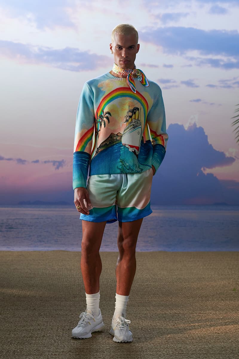 カサブランカ2021年春夏コレクション Casablanca Celebrates Beauty With "After the Rain Comes the Rainbow" SS21 Collection