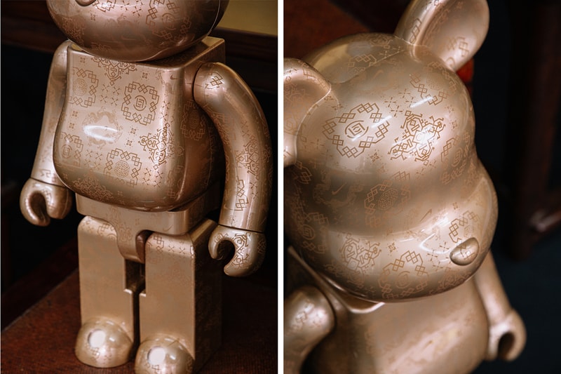 CLOT × Nike × fragment design のコラボ BE@RBRICK 1000% が登場 CLOT Nike Medicom Toy BE@RBRICK Black Silk 1000 Release Info Buy Price