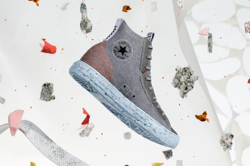 Converse が サステイナブルなデザインにアップデートさせた Chuck Taylor All STAR Crater を発表 converse chuck taylor all star crater hi space hippie nike renewable recycled sustainable official release date info photos price store list buying guide