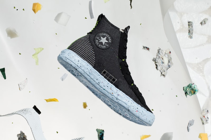 Converse が サステイナブルなデザインにアップデートさせた Chuck Taylor All STAR Crater を発表 converse chuck taylor all star crater hi space hippie nike renewable recycled sustainable official release date info photos price store list buying guide