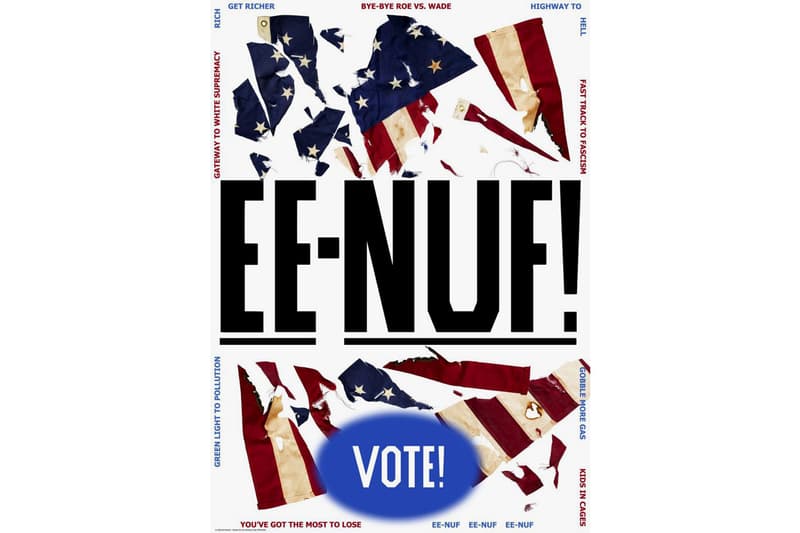 シェパード・フェアリーらが反トランプを打ち出すに参加 Anti-Trump Public Art Campaign 2020 U.S. Election People For the American Way donald trump artists hank willis thomas richard serra deborah kass ed ruscha carrie mae weems