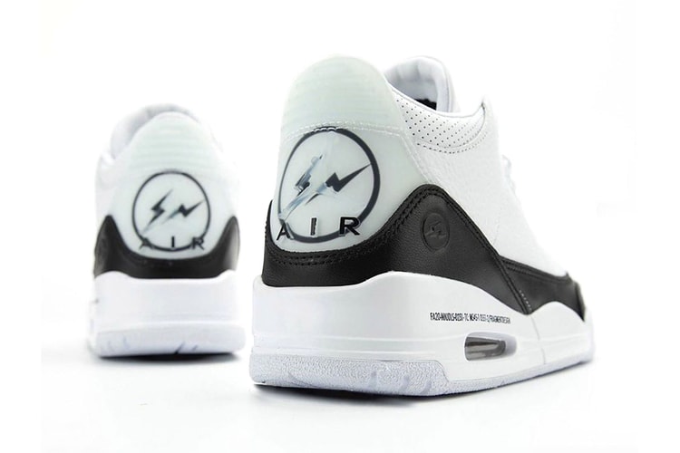 fragment design x Air Jordan 3 にディテールに迫るビジュアルが急浮上