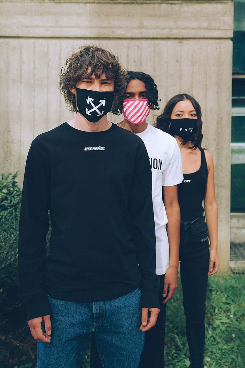オフホワイト Off-White™️ がブランドのシグネチャー要素を落とし込んだ新作マスクコレクションを発売 Virgil Abloh(ヴァージル・アブロー)