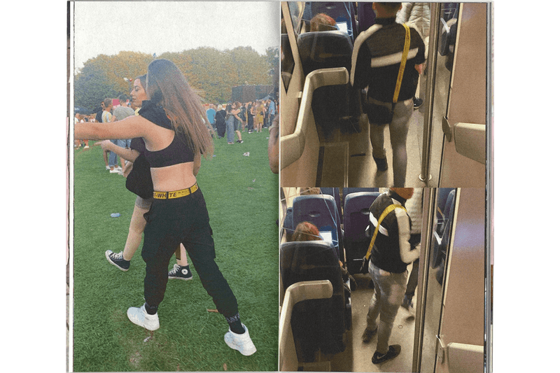 Off-White™️ に焦点を当てた ZINE 『Warehouse Review 001: People Wearing Off-White™』が登場　'People Wearing Off-White™' Zine by Warehouse Review book inside photographs essays criticism fashion industry