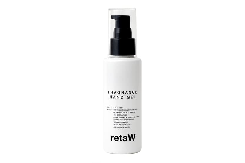 retaW(リトゥ)フレグランス・ハンドジェルが発売 藤原ヒロシ