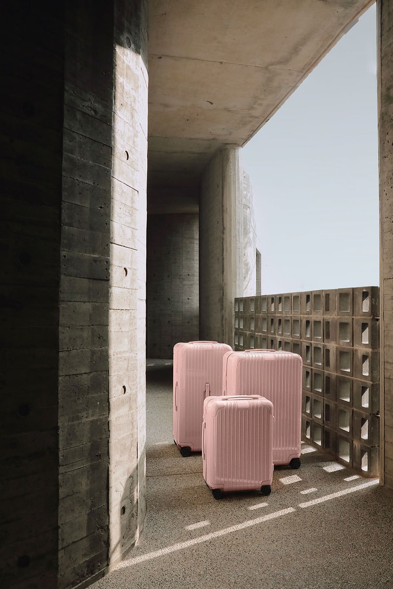 リモワの定番エッセンシャルに砂漠からインスパイアされた新色が追加 RIMOWA Essential Desert Rose Cactus suitcase cabin check in trunk polycarbonate Mojave Desert inspiration