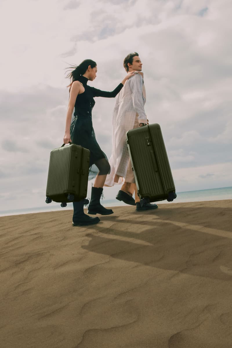 リモワの定番エッセンシャルに砂漠からインスパイアされた新色が追加 RIMOWA Essential Desert Rose Cactus suitcase cabin check in trunk polycarbonate Mojave Desert inspiration