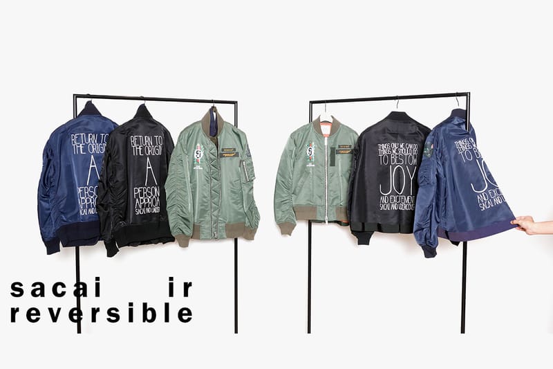 sacai が UNDERCOVER とのコラボレーションによる MA-1 を発売