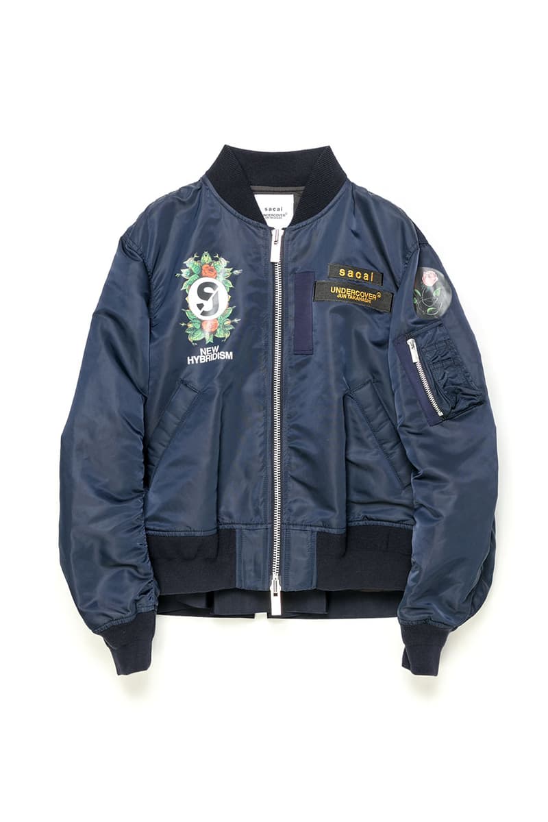 サカイ x アンダーカバー sacai が UNDERCOVER とのコラボレーションによる MA-1 を発売
