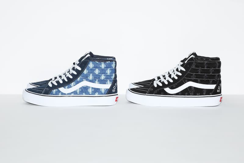 シュプリーム x ヴァンズ Supreme x Vans からダメージ加工されたデニム地のフットウェアが登場
