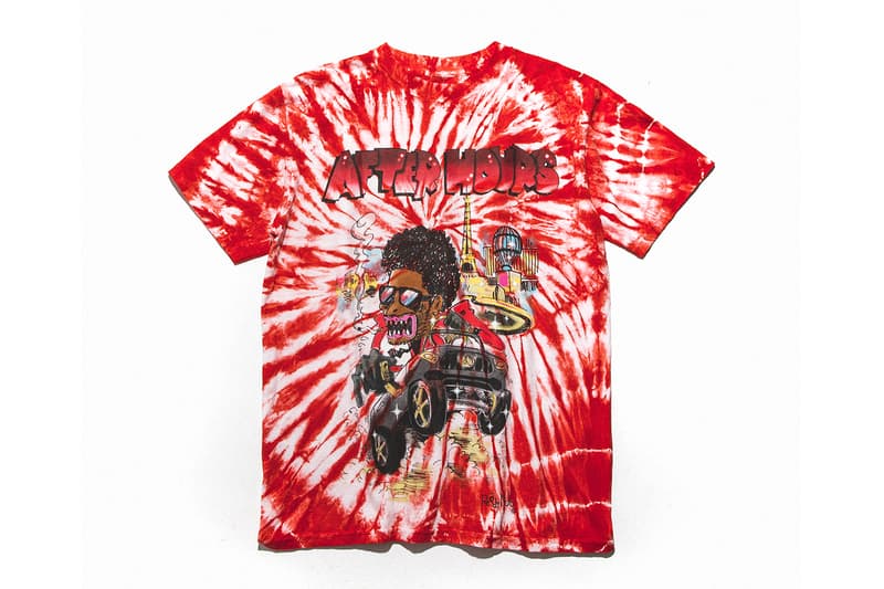 ザ・ウィークエンド レディメイド のカプセルコレクションが HBX 限定で発売 The Weeknd READYMADE After Hours Capsule Release Info HBX T shirt tie dye long short sleeve