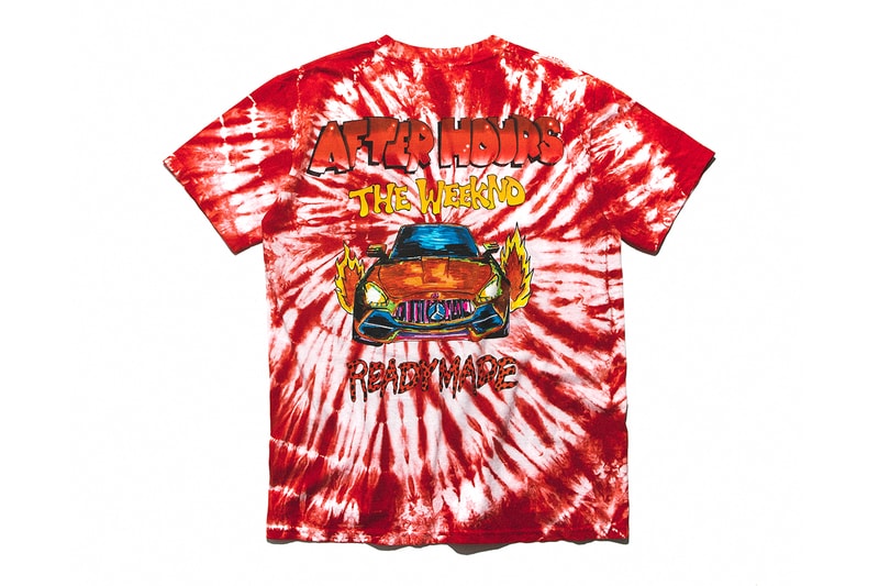 ザ・ウィークエンド レディメイド のカプセルコレクションが HBX 限定で発売 The Weeknd READYMADE After Hours Capsule Release Info HBX T shirt tie dye long short sleeve
