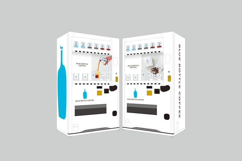 ブルーボトルコーヒーの自動販売機が渋谷に誕生 Blue Bottle Coffee Puts up Special Vending Machine in shibuya