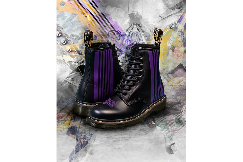 ドクターマーチンからニードルスらしさ全開のコラボ8ホールブーツがリリースDR-MARTENS-NEEDLS-collaboration-boots-info