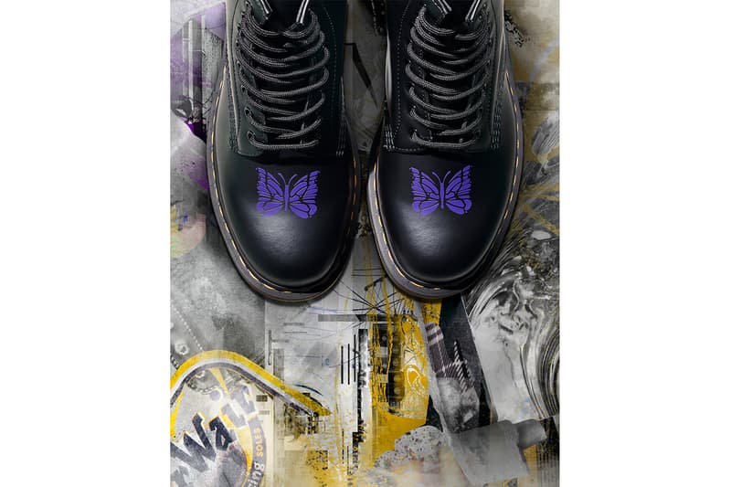 ドクターマーチンからニードルスらしさ全開のコラボ8ホールブーツがリリースDR-MARTENS-NEEDLS-collaboration-boots-info