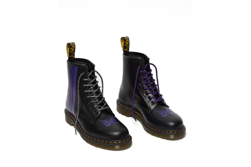 ドクターマーチンからニードルスらしさ全開のコラボ8ホールブーツがリリースDR-MARTENS-NEEDLS-collaboration-boots-info