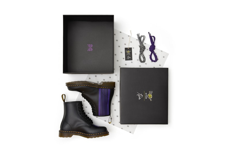ドクターマーチンからニードルスらしさ全開のコラボ8ホールブーツがリリースDR-MARTENS-NEEDLS-collaboration-boots-info