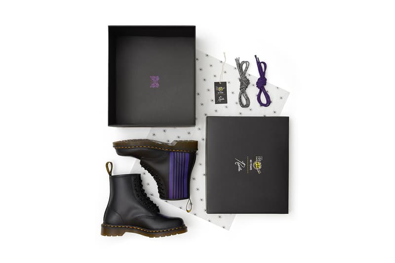 ドクターマーチンからニードルスらしさ全開のコラボ8ホールブーツがリリースDR-MARTENS-NEEDLS-collaboration-boots-info