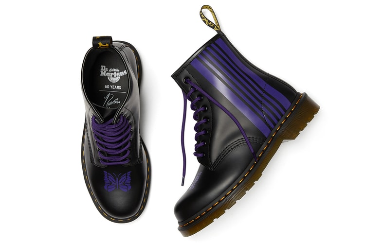 Dr. Martens から NEEDLES らしさ全開のコラボ8ホールブーツがリリース