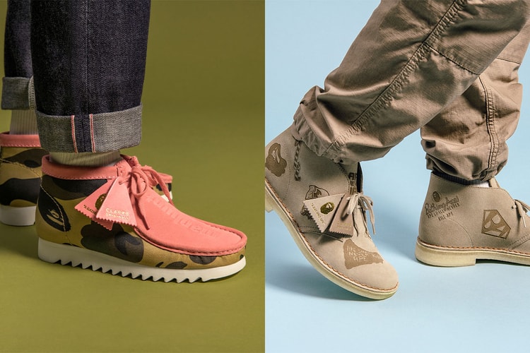A BATHING APE® x Clarks ORIGINALS が初となるコラボフットウェアを発表