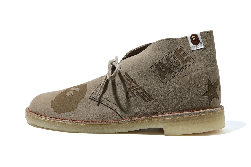 ベイプ x クラークス ア・ベイシング・エイプ A BATHING APE® x Clarks ORIGINALS が初となるコラボフットウェアを発表