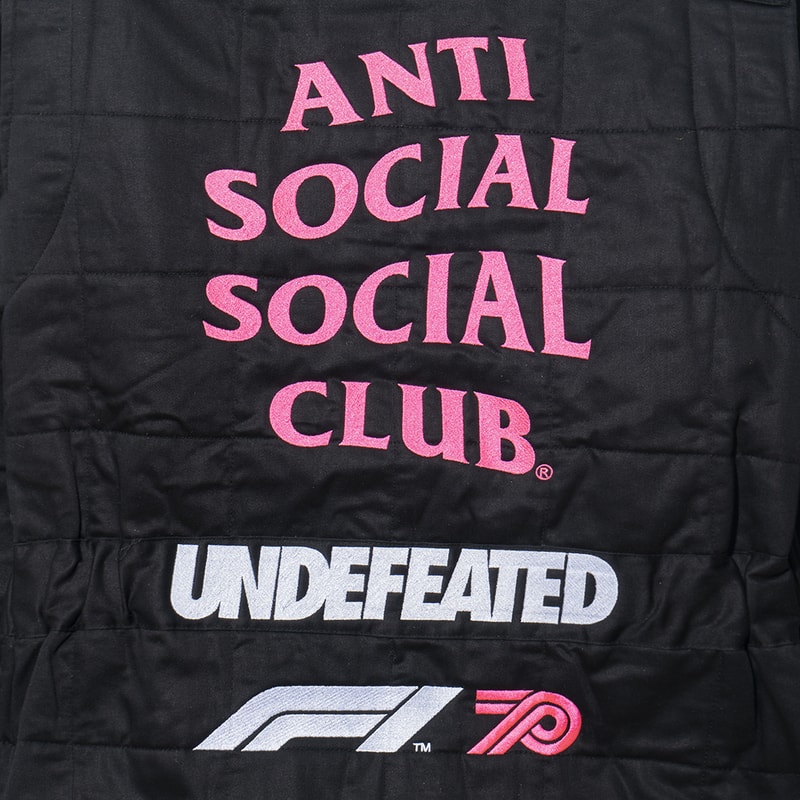 ASSC x アンディフィーテッド x F1のコラボコレクションが登場 アンチ・ソーシャル・ソーシャル・クラブ Anti Social Social Club x Undefeated x Formula 1 collaboration capsule collection 70th anniversary