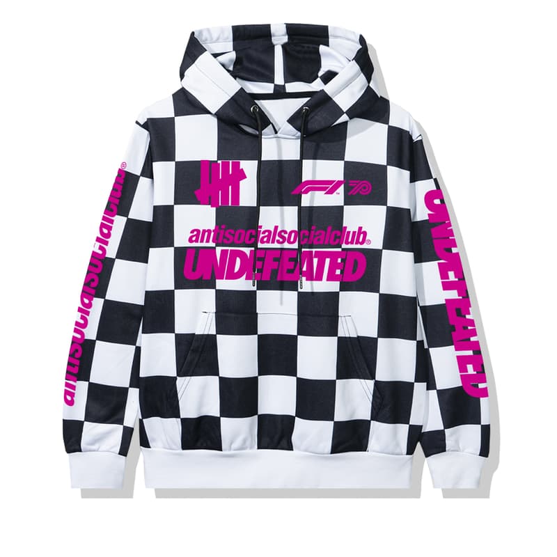 ASSC x アンディフィーテッド x F1のコラボコレクションが登場 アンチ・ソーシャル・ソーシャル・クラブ Anti Social Social Club x Undefeated x Formula 1 collaboration capsule collection 70th anniversary