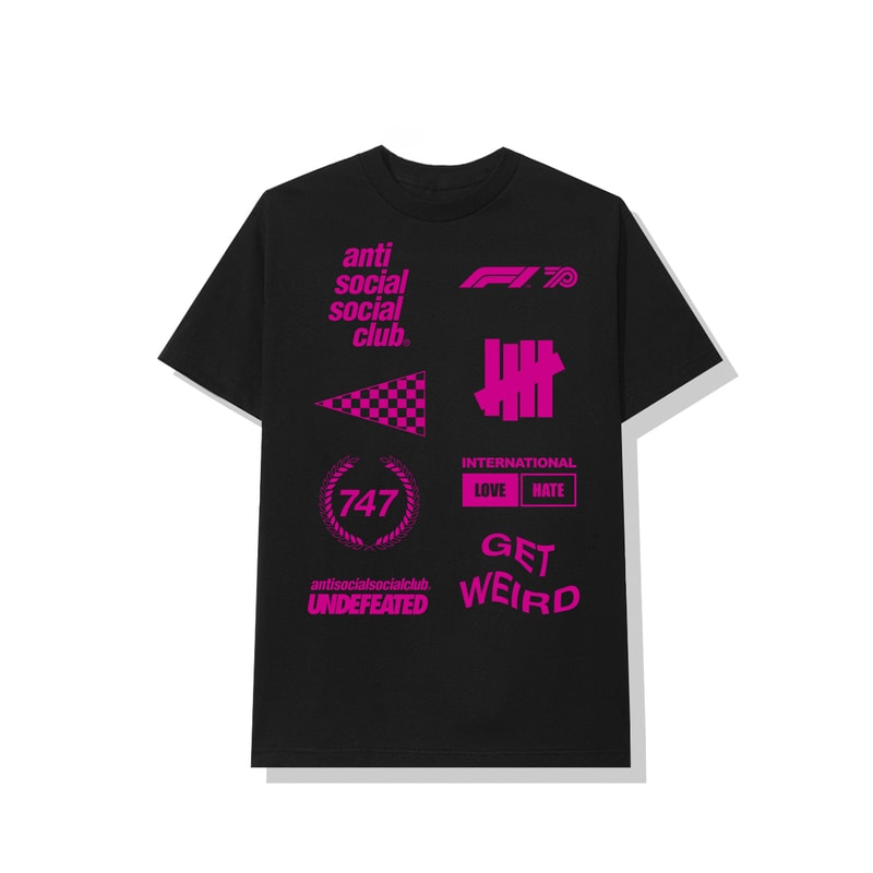 ASSC x アンディフィーテッド x F1のコラボコレクションが登場 アンチ・ソーシャル・ソーシャル・クラブ Anti Social Social Club x Undefeated x Formula 1 collaboration capsule collection 70th anniversary