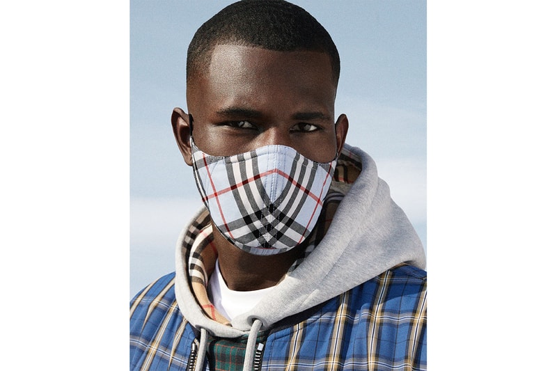 バーバリー Burberry からヴィンテージチェックのフェイスマスクが発売