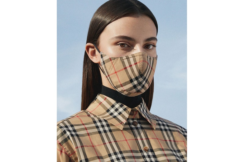 バーバリー Burberry からヴィンテージチェックのフェイスマスクが発売