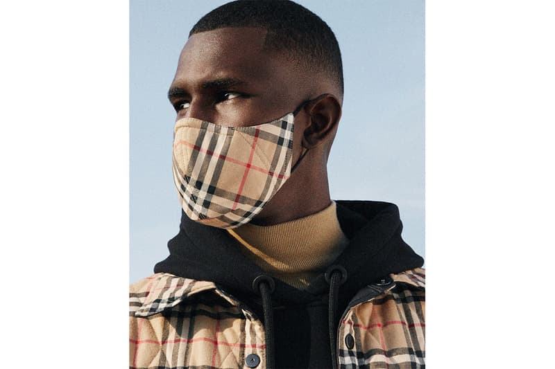 バーバリー Burberry からヴィンテージチェックのフェイスマスクが発売
