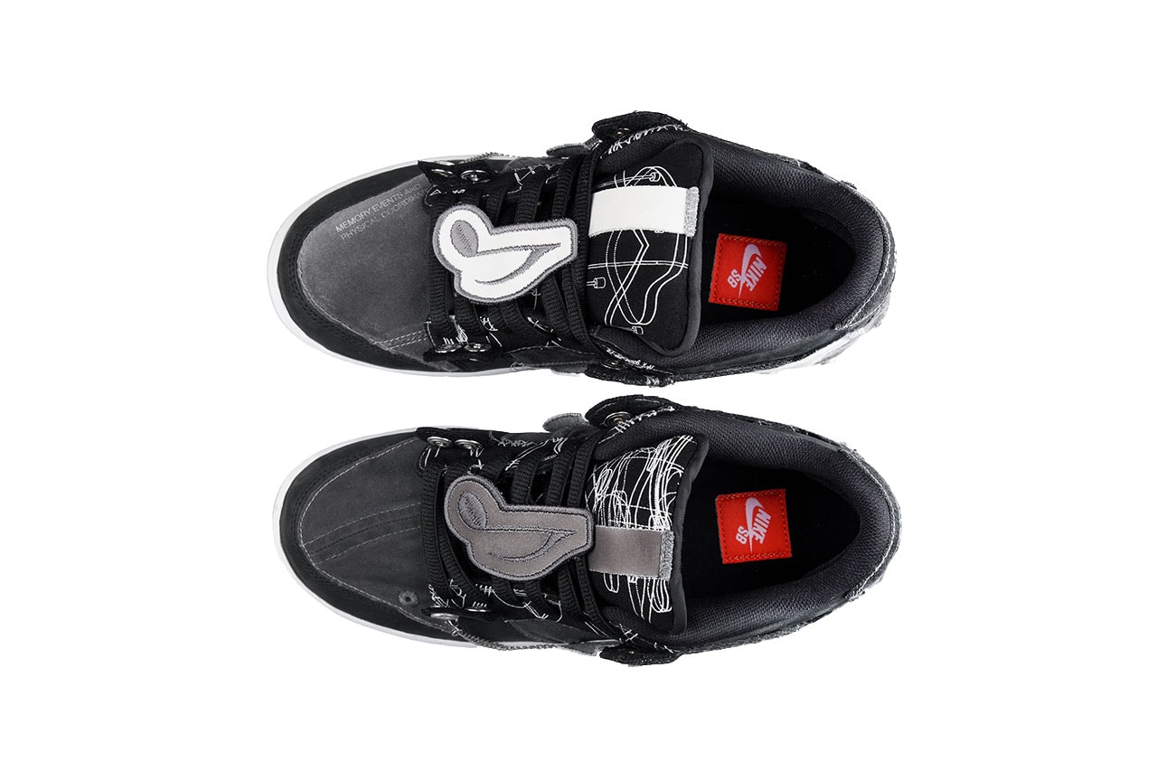 C2H4のYixi Chenがパンク精神全開のカスタム ダンク ローを披露 Yixi Chen of C2H4's Custom Nike SB Dunk Low Shoes