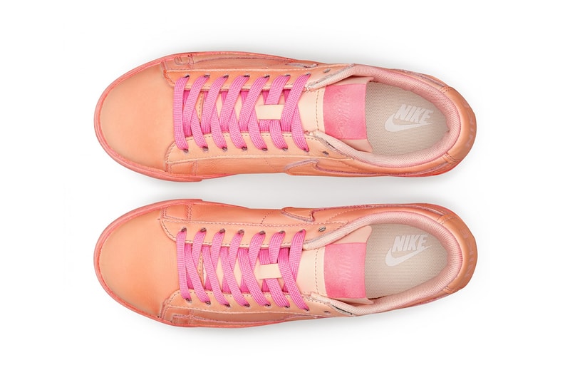 コム デ ギャルソン ガール x ナイキから初コラボとなるブレーザー ローが登場 COMME DES GARÇONS GIRL x Nike Blazer Low "Pink"