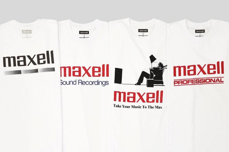 JOURNAL STANDARD と電気メーカー Maxell がコラボTシャツを発表
