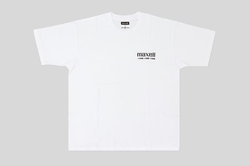JOURNAL STANDARD と電気メーカー Maxell がコラボTシャツを発表 JOURNAL STANDARD Drops Nostalgic Maxell T-Shirt Collection blown away guy cassette tapes cds music '90s '80s recordings 