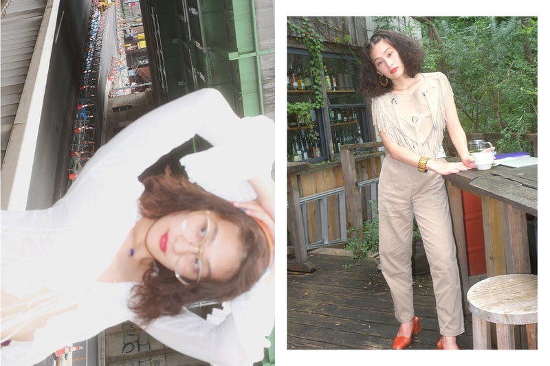 表現者として多岐に渡る活躍を遂げるアーティスト KOM_I コムアイ の感性で着こなす GU のシェフパンツ