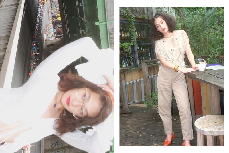表現者として多岐に渡る活躍を遂げるアーティスト KOM_I コムアイ の感性で着こなす GU のシェフパンツ