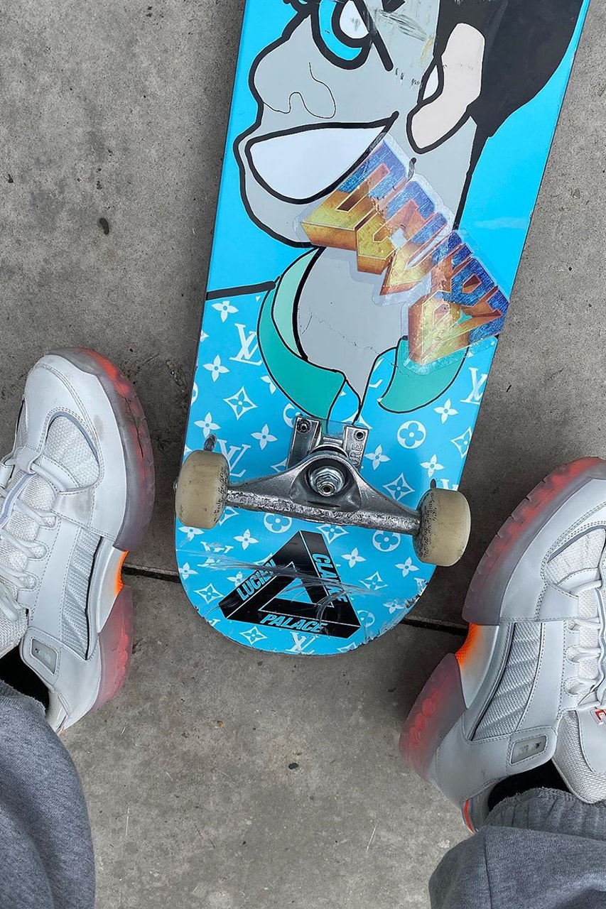 ルイ・ヴィトンxパレス スケートボードのコラボレーションが実現か louis vuitton palace skateboards skateboard decks first look