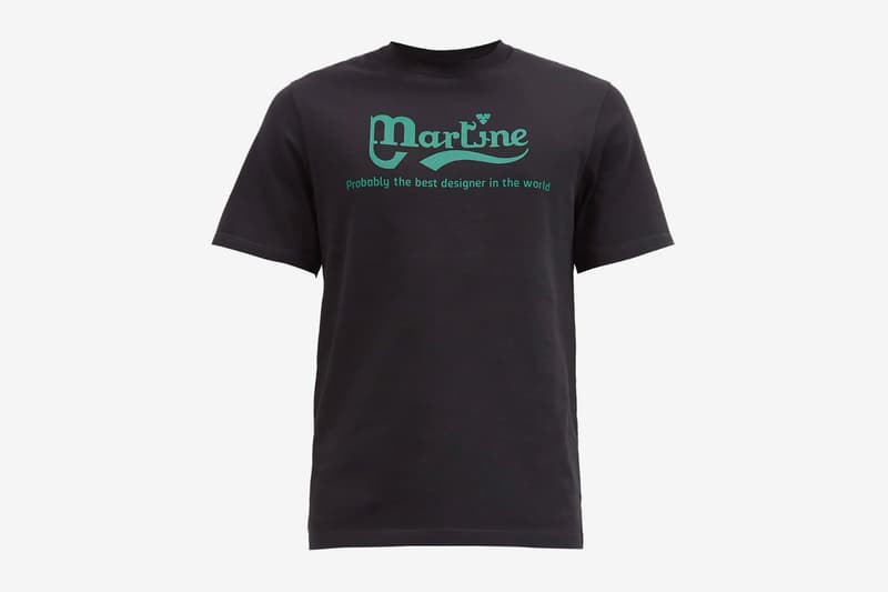 マーティン ローズからビール好きが反応してしまうTシャツが登場 Martine Rose's Logo T-Shirt Is a Parody of Carlsberg Branding