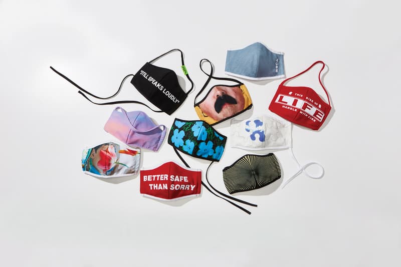 Virgil Abloh など錚々たるアーティスト9人によってデザインされたフェイスマスクが登場 MOCA Los Angeles Artist-Designed Face Masks Virgil Abloh Mark Grotjahn Alex Israel Barbara Kruger Yoko Ono Catherine Opie Pipilotti Rist Hank Willis Thomas The Andy Warhol Foundation for Visual Arts