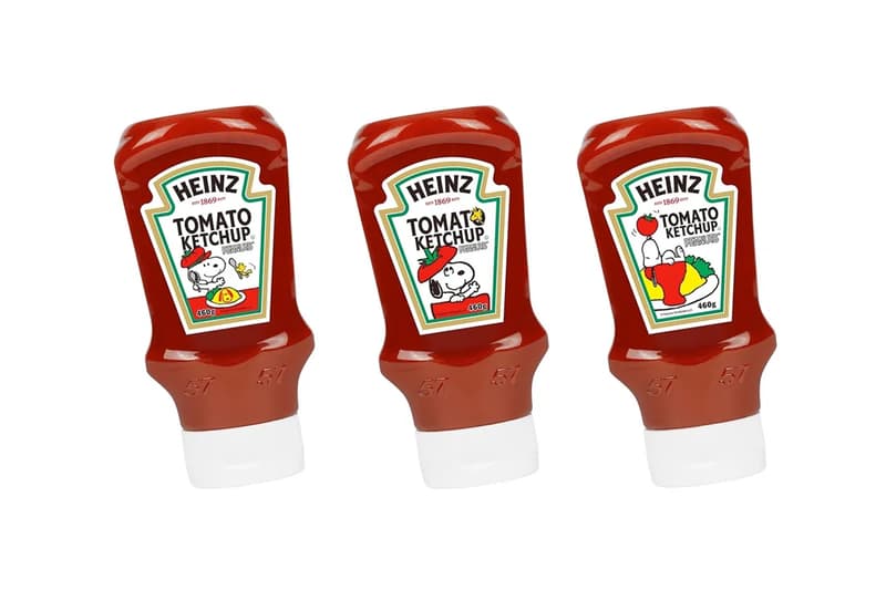 ハインツのケチャップボトルがピーナッツ仕様になって登場 PEANUTS Celebrates 70 Years With Limited Heinz Ketchup Bottles condiments snoopy 