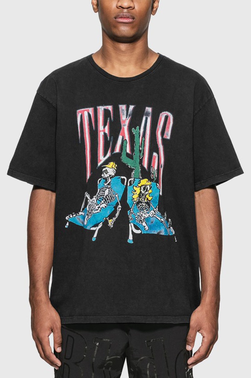 RHUDE からヴィンテージ加工が施された新作Tシャツが登場 RHUDE releases new "don't crey texas" t-shirt 