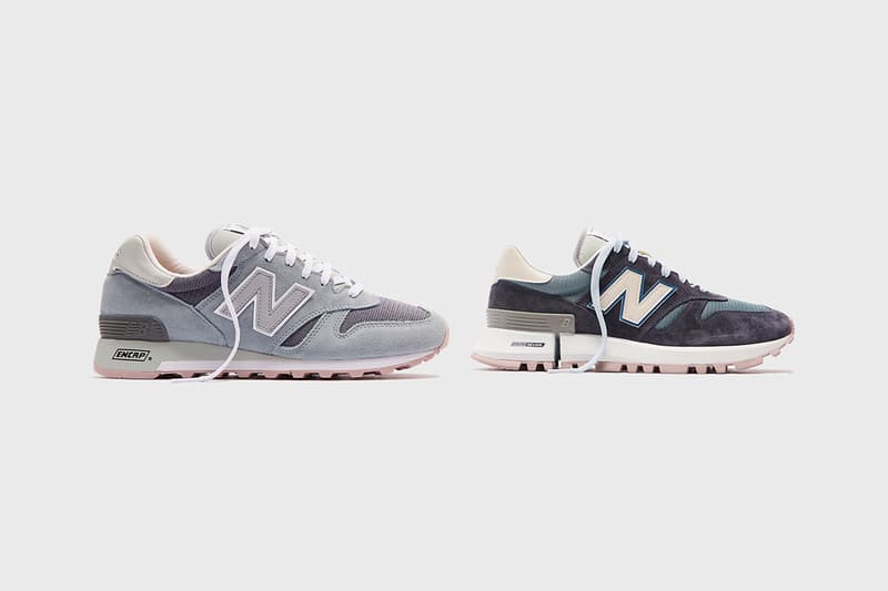 ロニーファイグとニューバランスの最新コラボモデル2型が発売 ronnie fieg kith new balance rc 1300 made in usa blue grey white mauve official release date info photos price store list buying guide vibram